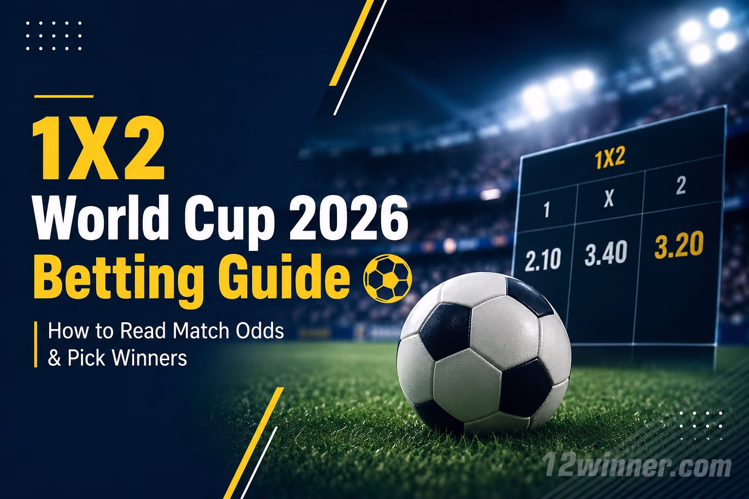 1X2 World Cup 2026 Betting Guide: How to Read Football Odds Like a Pro